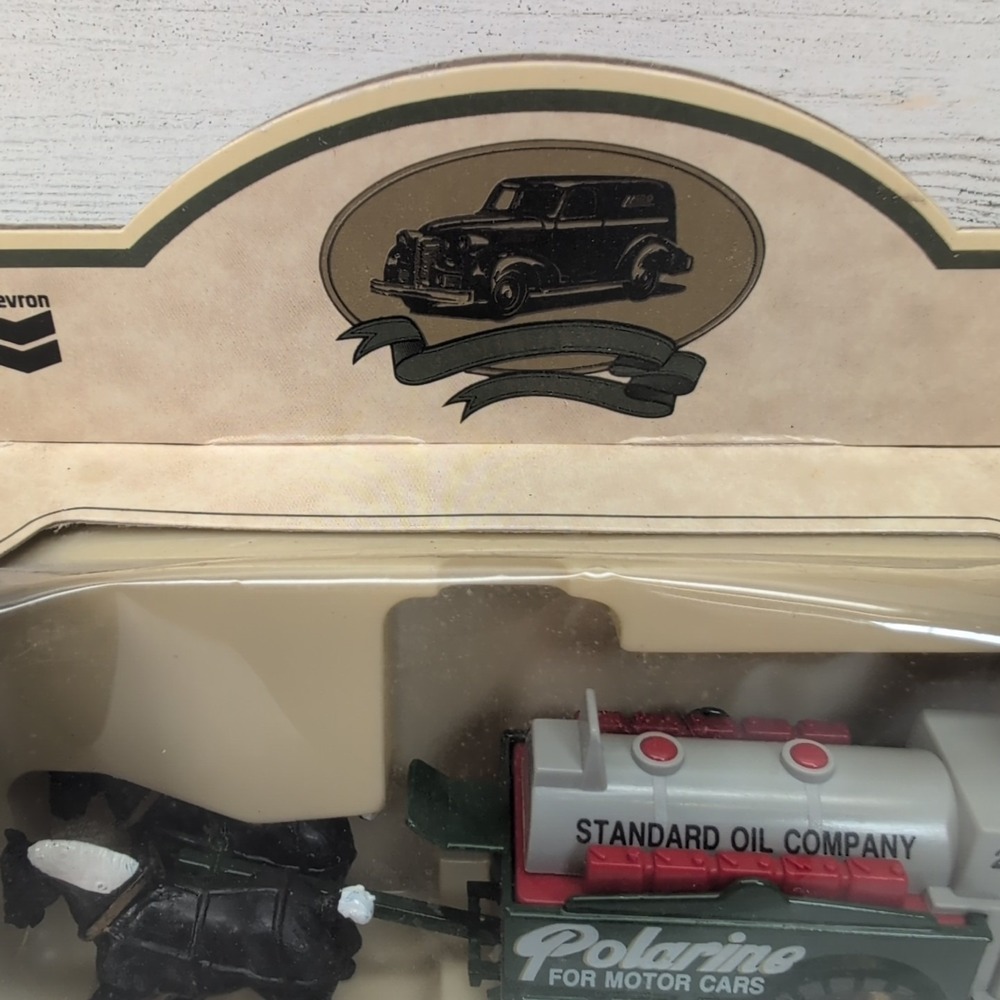 Standard Oil Company VINTAGE Polarine Motor Cars Horse Drawn Wagon Chevron No. 9 - Picture 2 of 7
